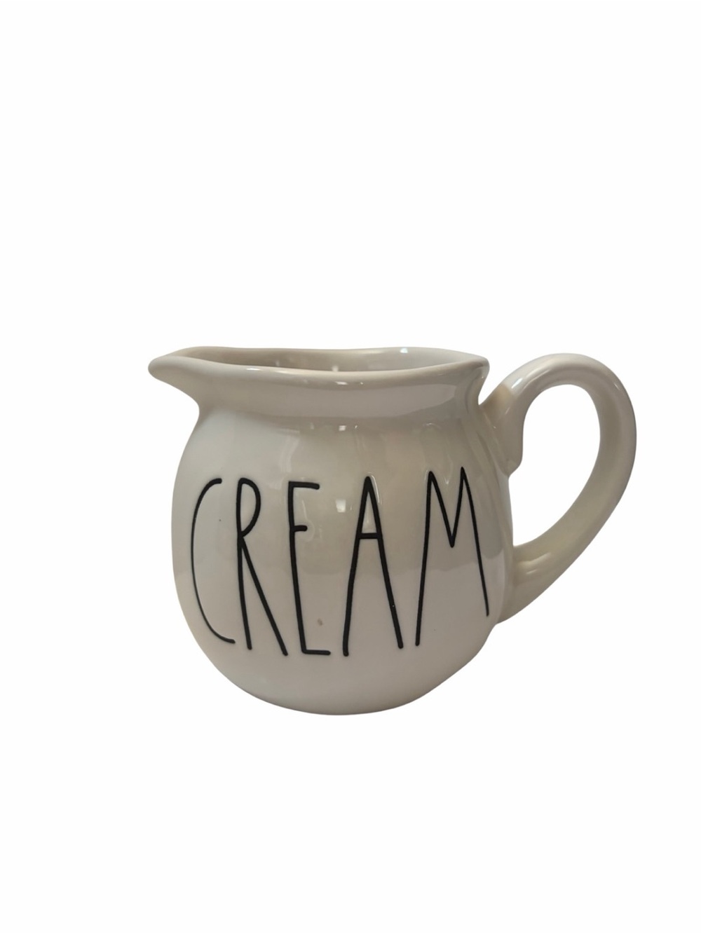 Rae Dunn by Magenta 4” Ceramic Cream Pitcher